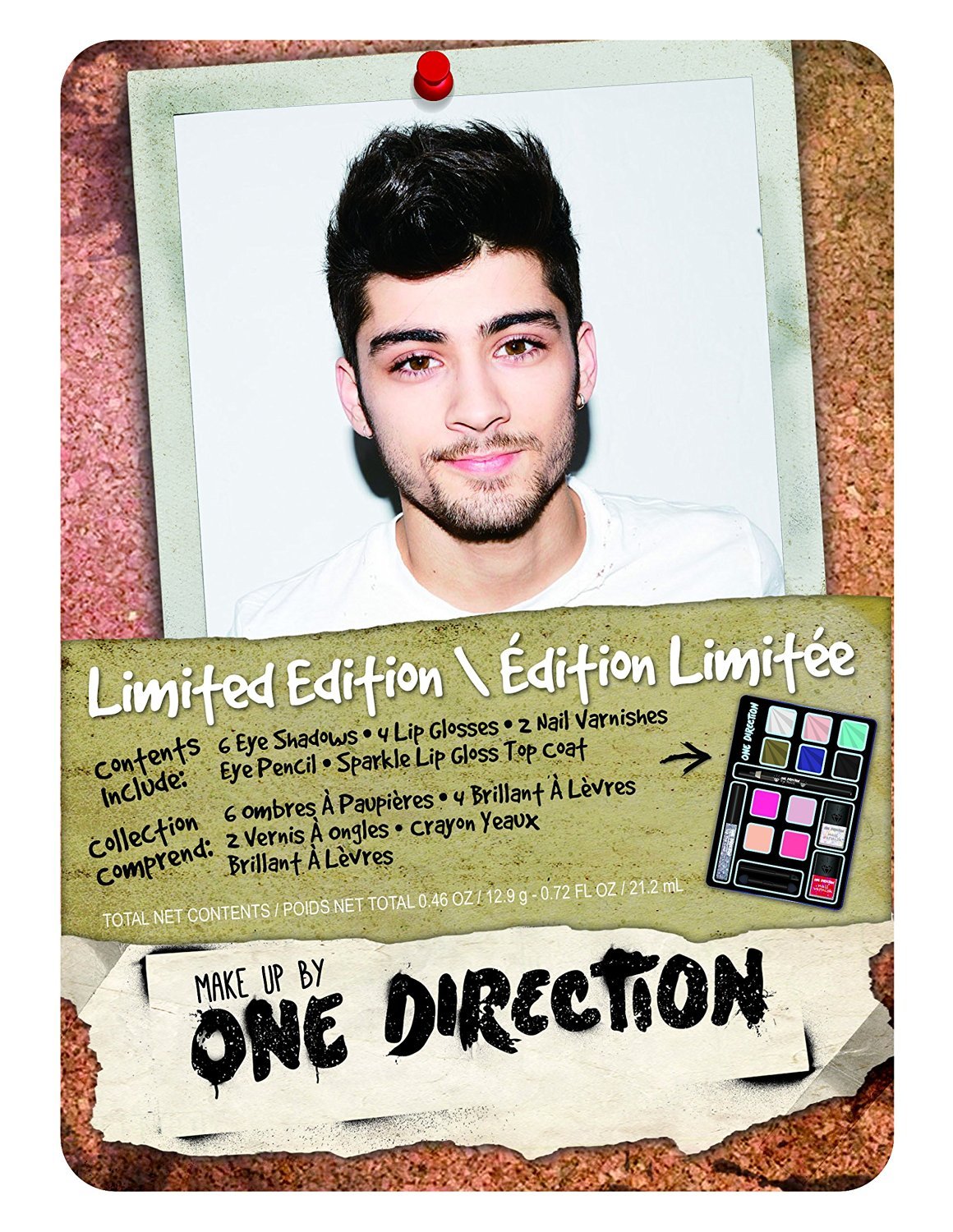 Make Up by One Direction The Complete Palette Collection Makeup, Zayn, 16 Count
