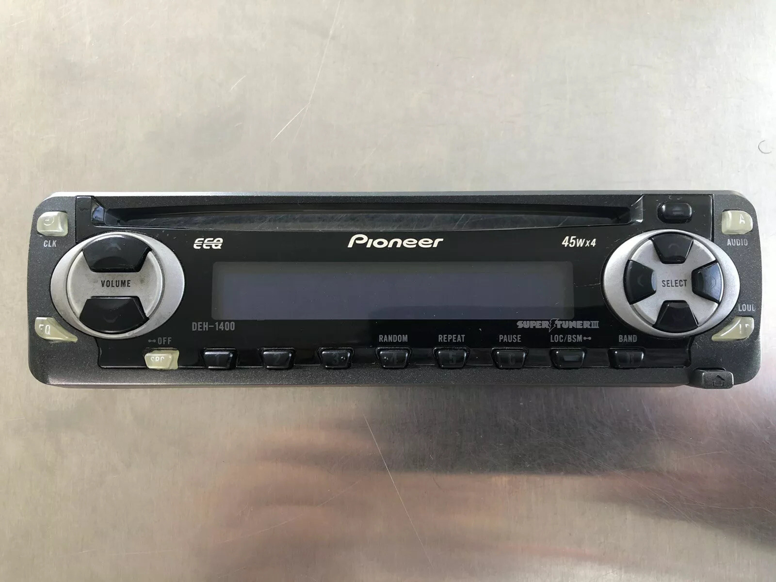 PIONEER DEH-1400 CAR STEREO   PIONEER DEH-1400 FACEPLATE ONLY OEM🟠