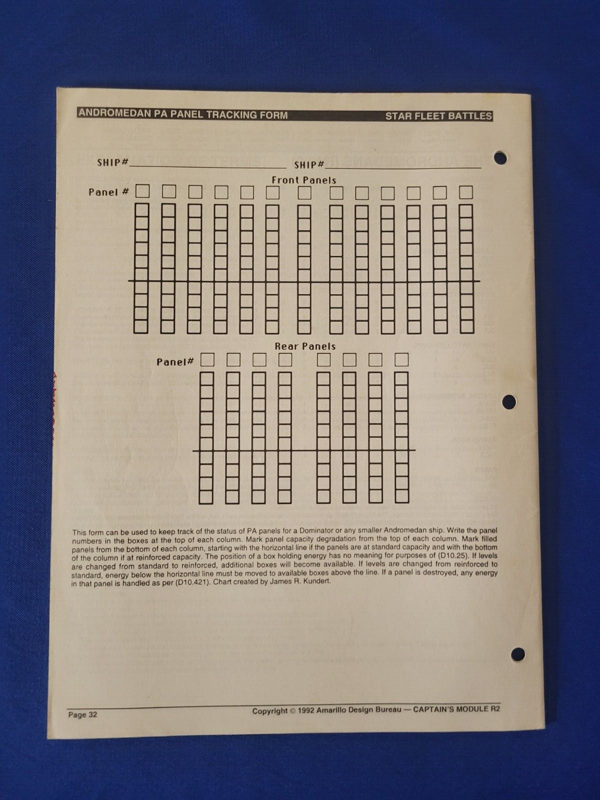 Captain's Module R2 - Star Fleet Battles