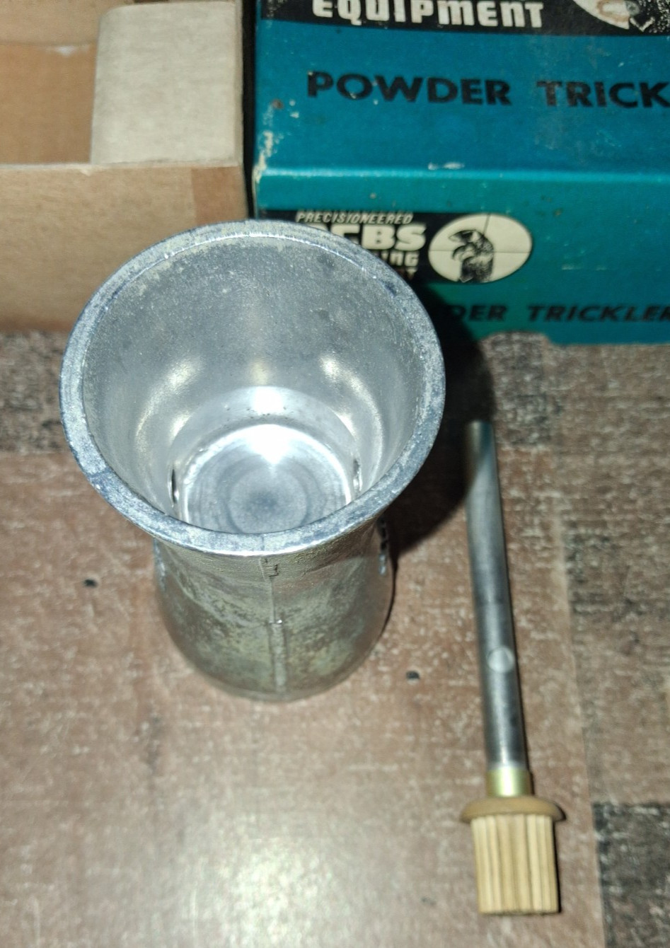 Vintage RCBS Powder Trickler Precisioneered Reloading Equipment w/Box Read