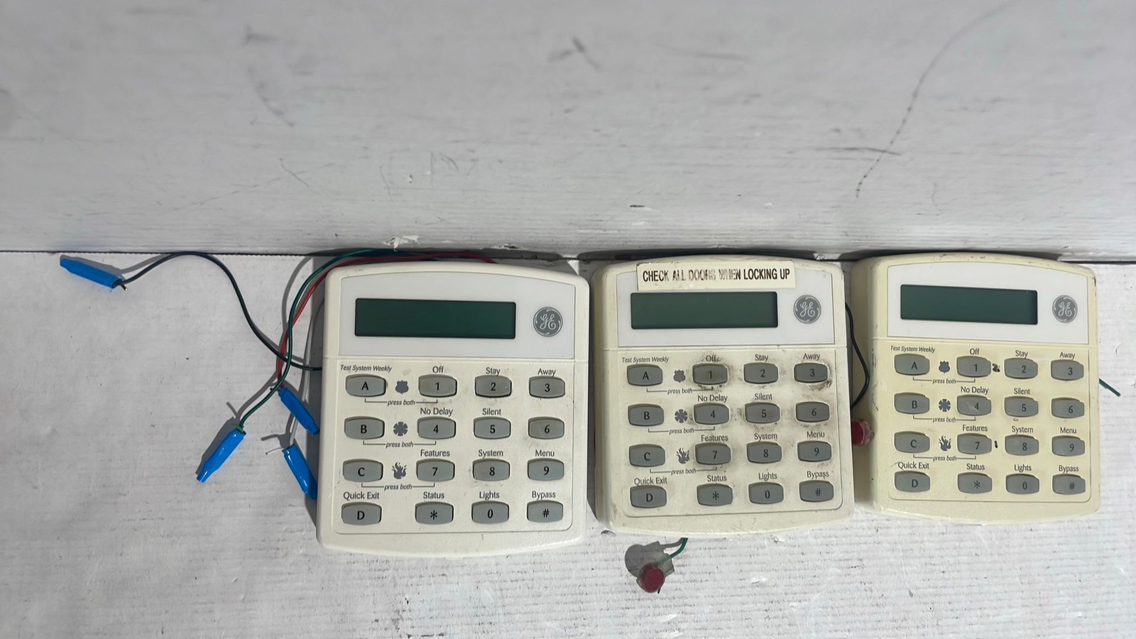 Interlogix GE Security 60-746-01 Concord LCD Alarm Keypads Lot Of 3