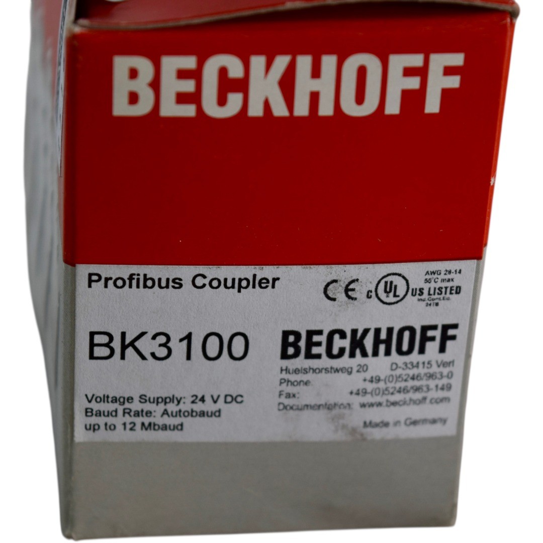 NEW Beckhoff BK3100 Profibus Coupler Fieldbus Terminal Block Module Boxed