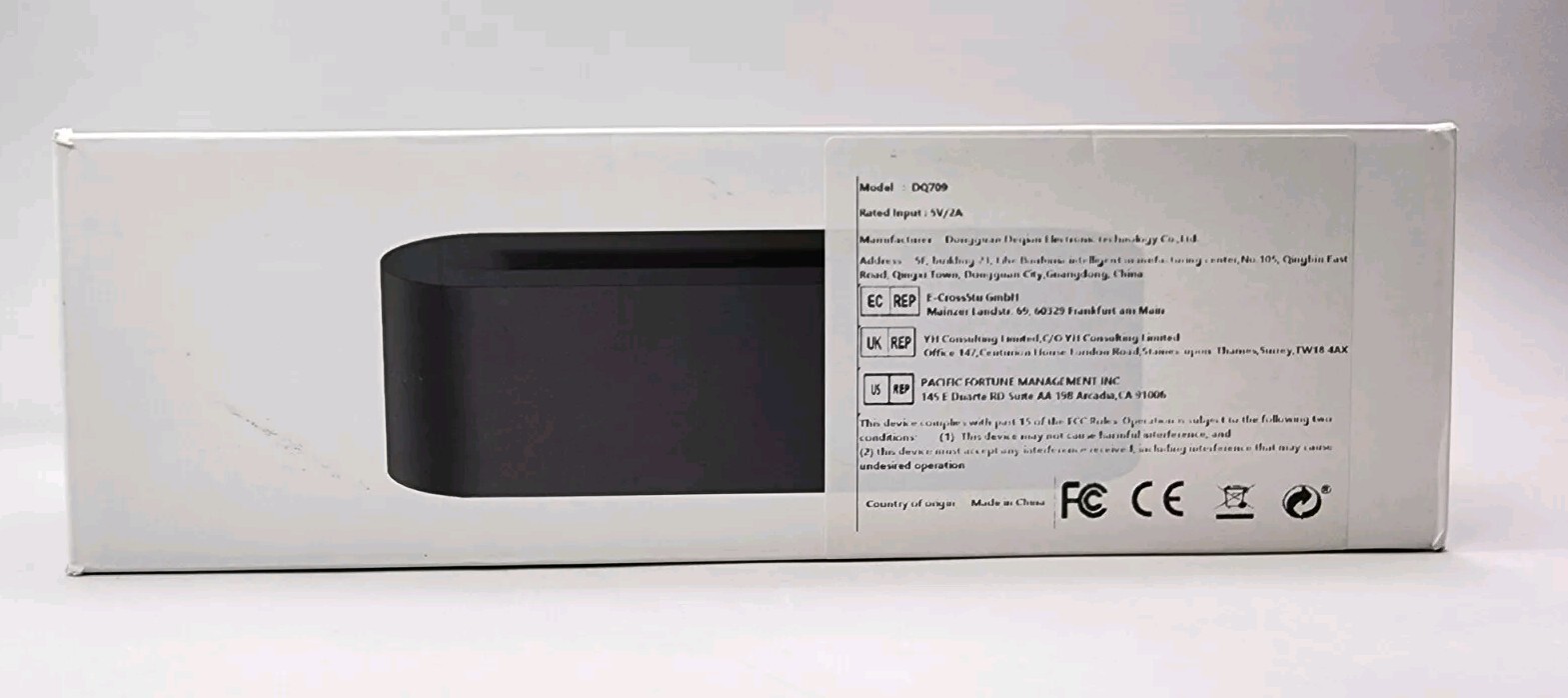 DQ709 Flame Aromatherapy Diffuser Ultra-Quiet USB Air Humidifier, Black