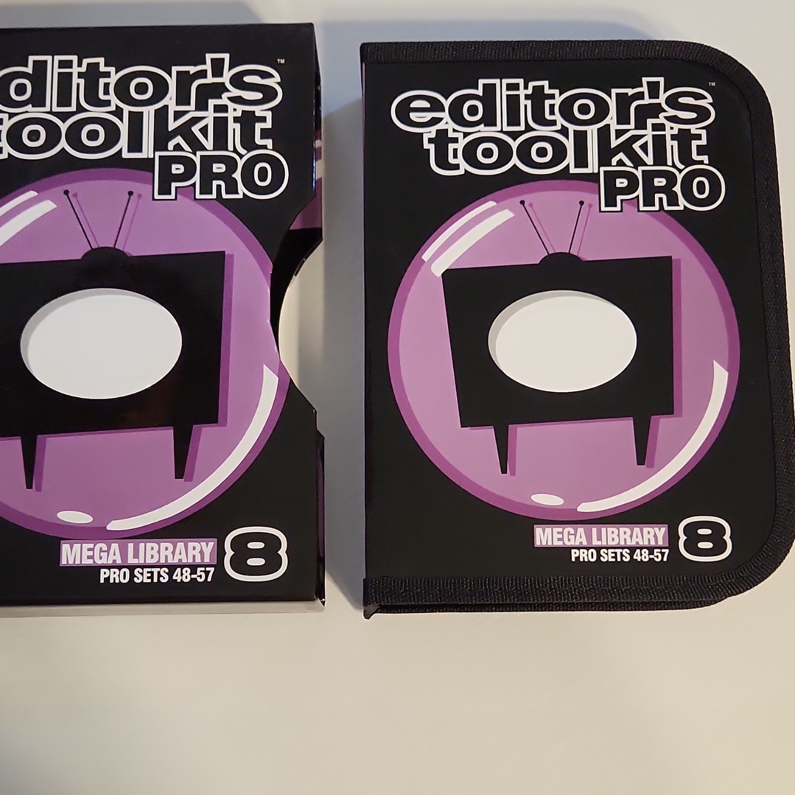 Editor's Toolkit Pro Mega Library 8 Pro Sets 48-57 CD Set w/ Visual Index Case