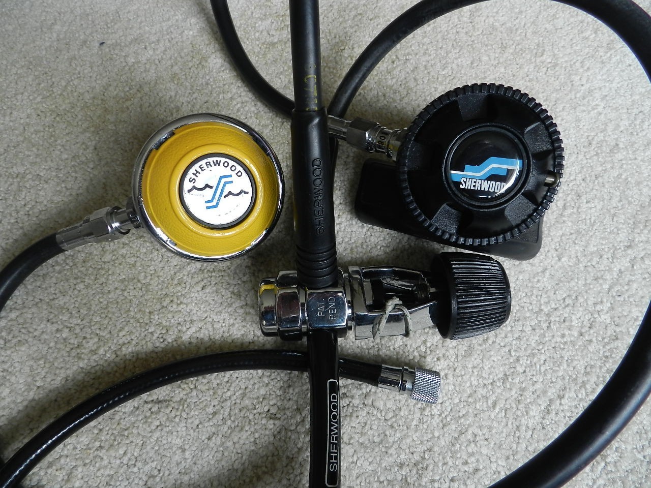 SHERWOOD SCUBA REGULATOR SET-SERVICED