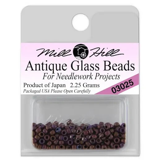 Mill Hill Glass Beads - Color 03025 Antiqued Wildberry 11/0 Seed Bead 2.63 Grams