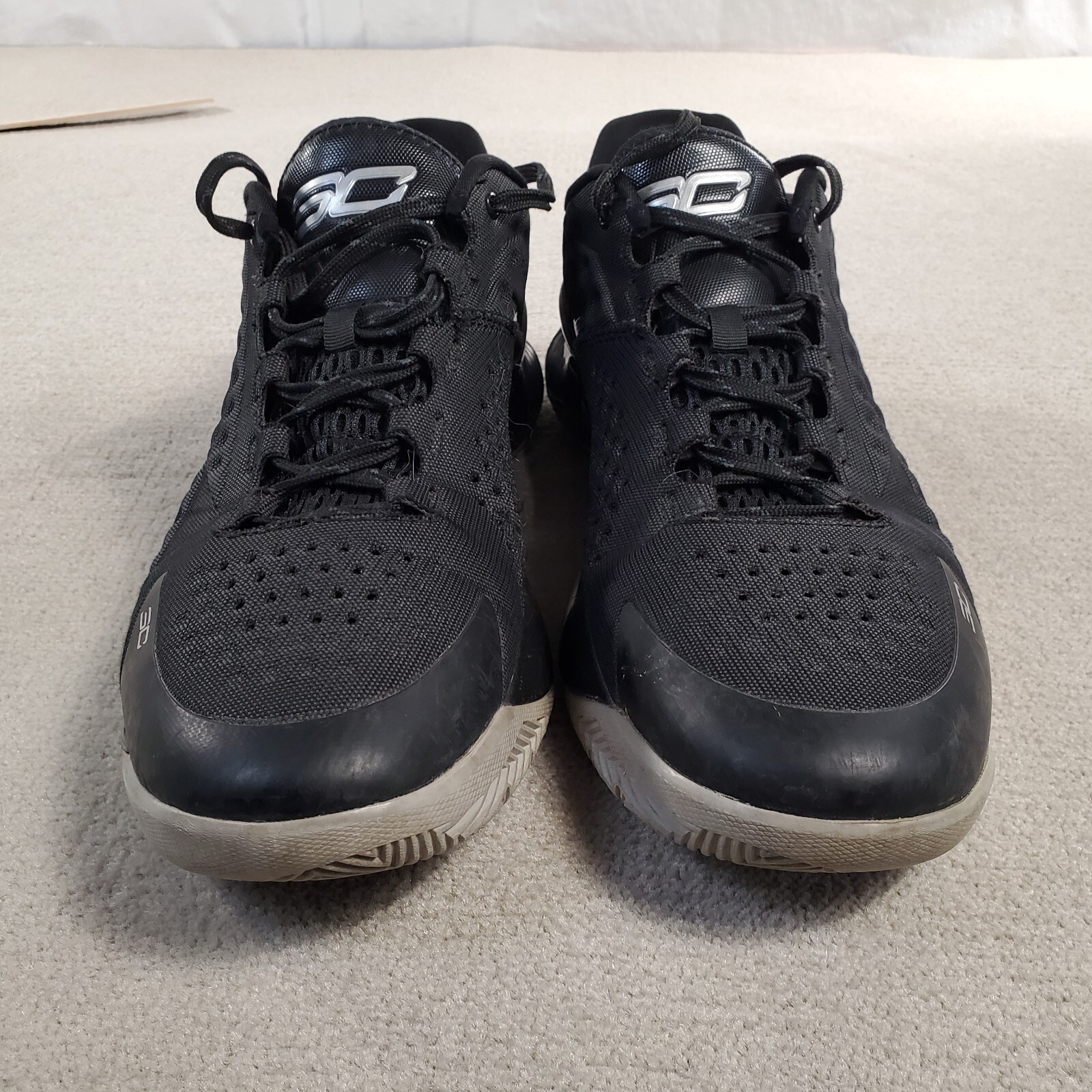 Under Armour Curry 1 Low Shoes Mens 11.5 Black Basketball Sneakers 1269048 004