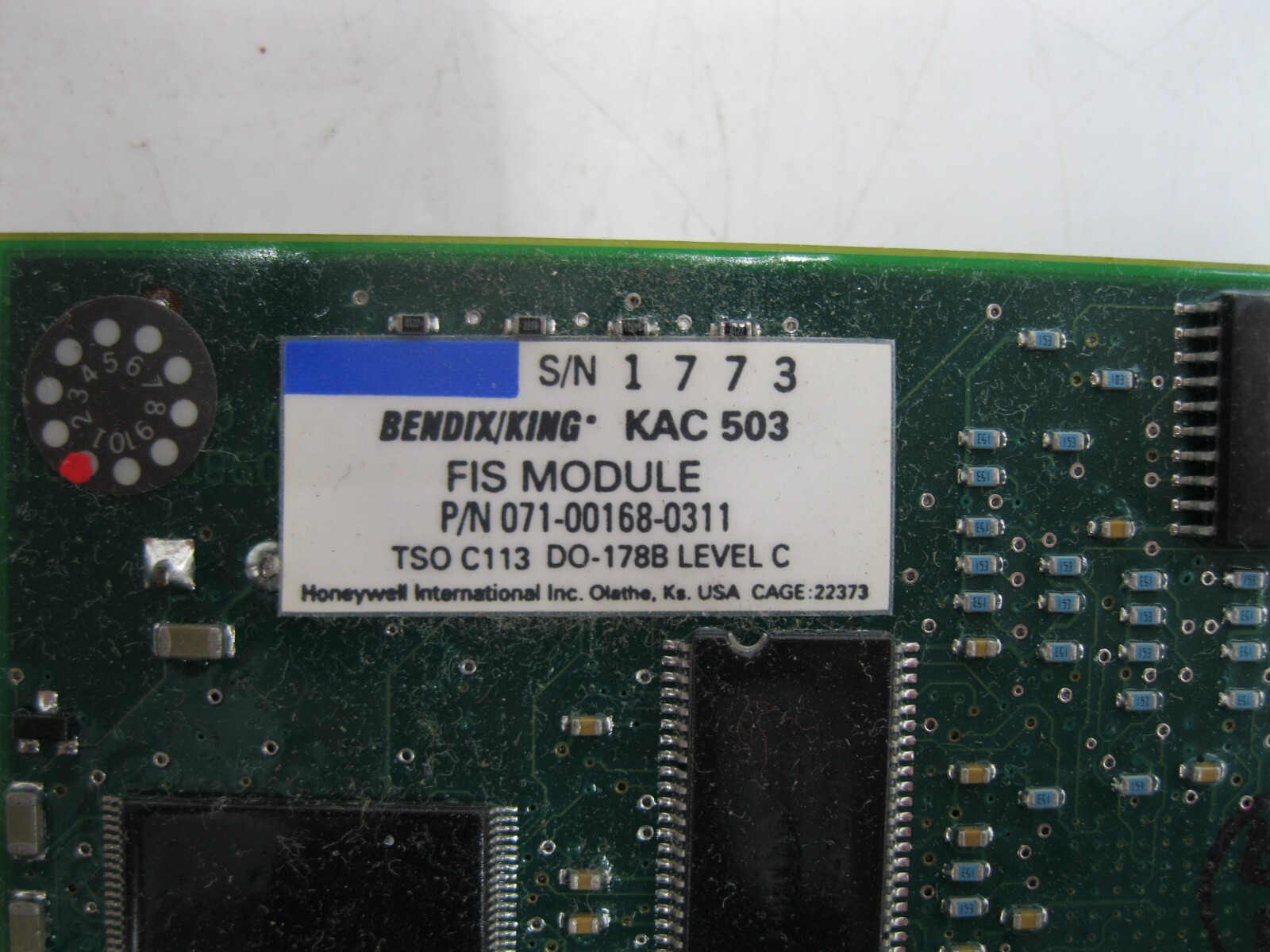 BENDIX KING KAC 503 FIS MODULE PN: 071-00168-0311