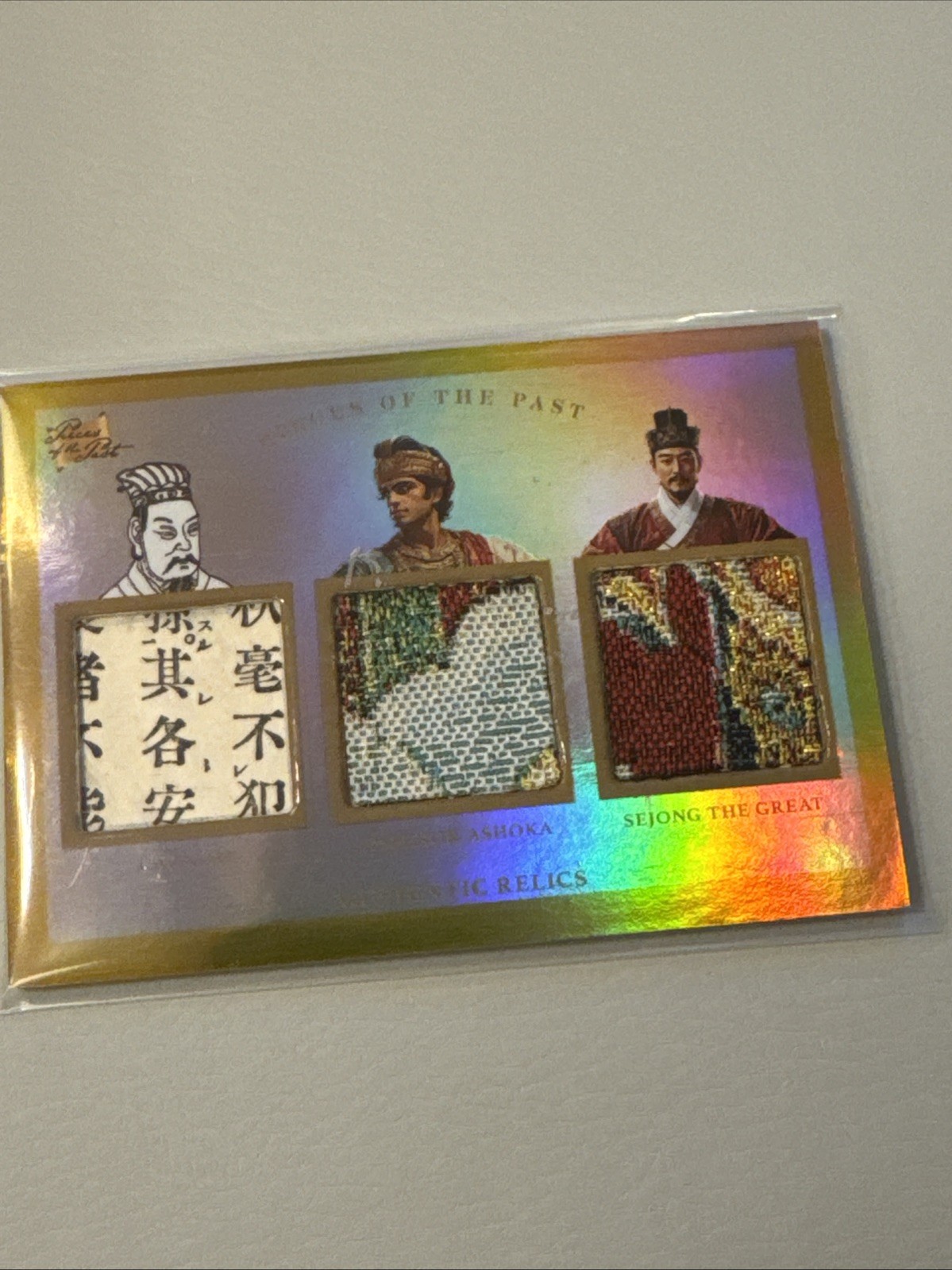 Pieces Of The Past Triple Relic Asia .Cao Cao, Emperor Ashoka, Sejong The Great