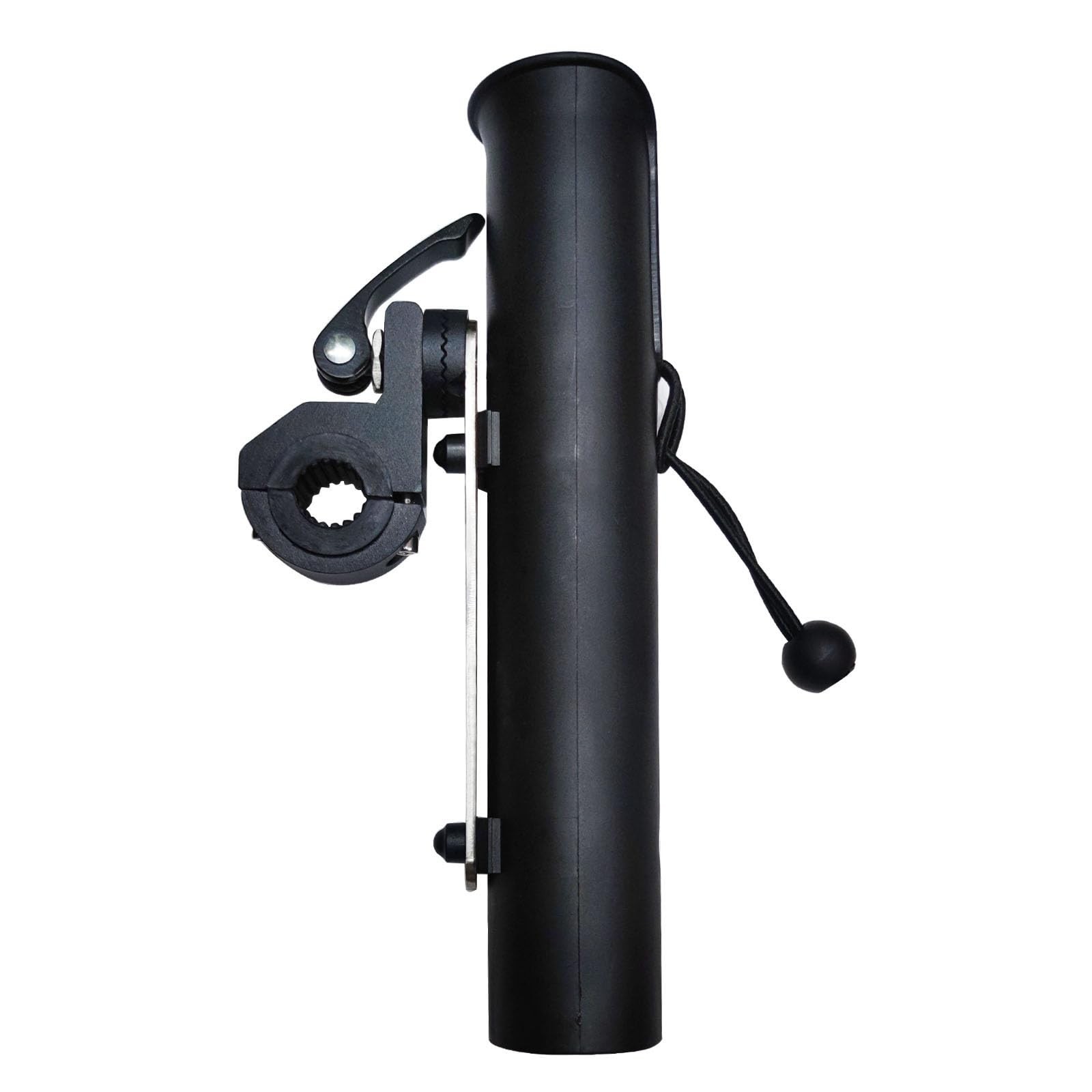 Fishing Rod Holder for Bike, Chair – M 0.6"～1.4" Tube, Black