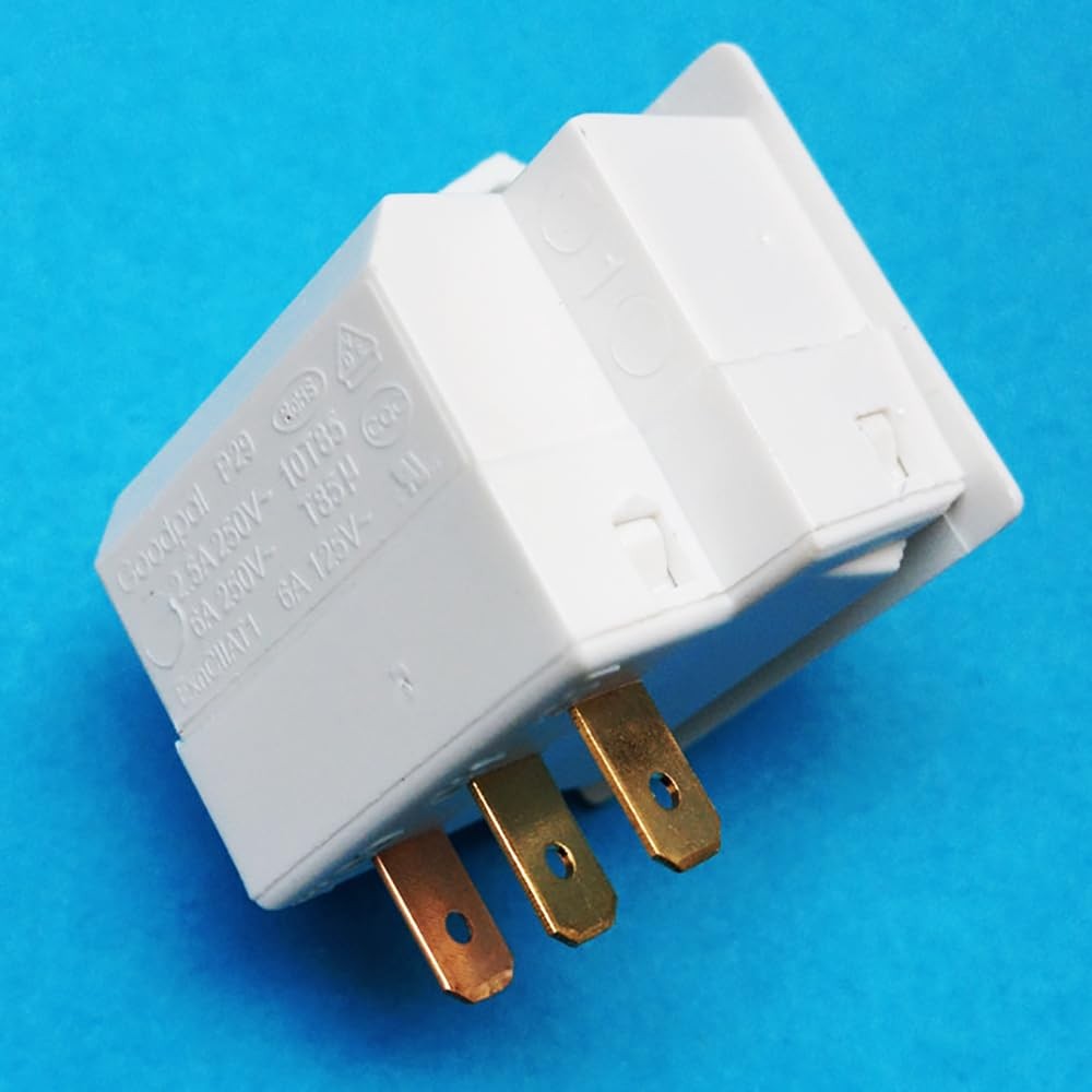 2Pcs Refrigerator Door Light Switch Compatible for GE Whirlpool, Maytag, Admi...