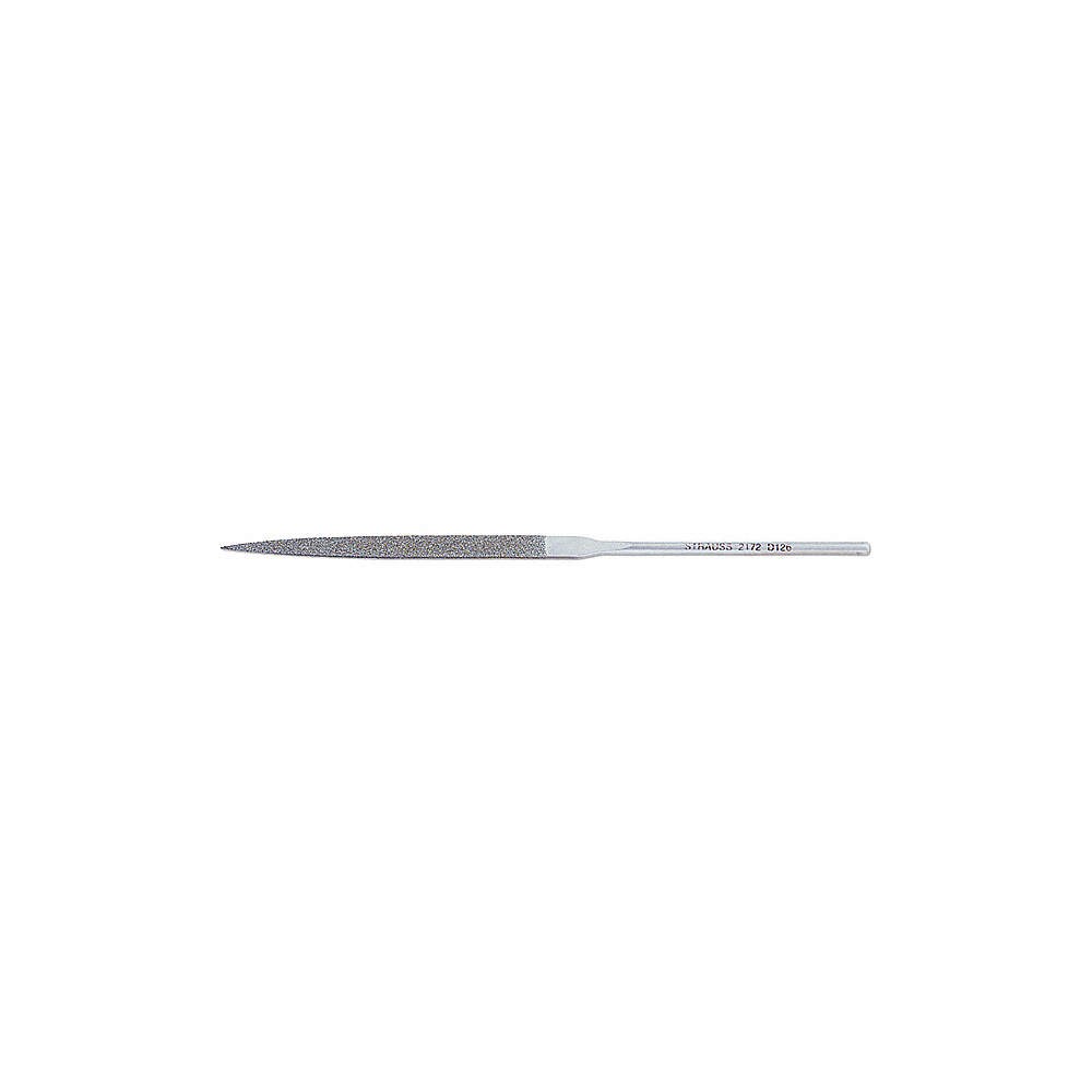 STRAUSS NF2172D91 Needle File,Swiss,Knife,5-1/2 In. L 31LY15