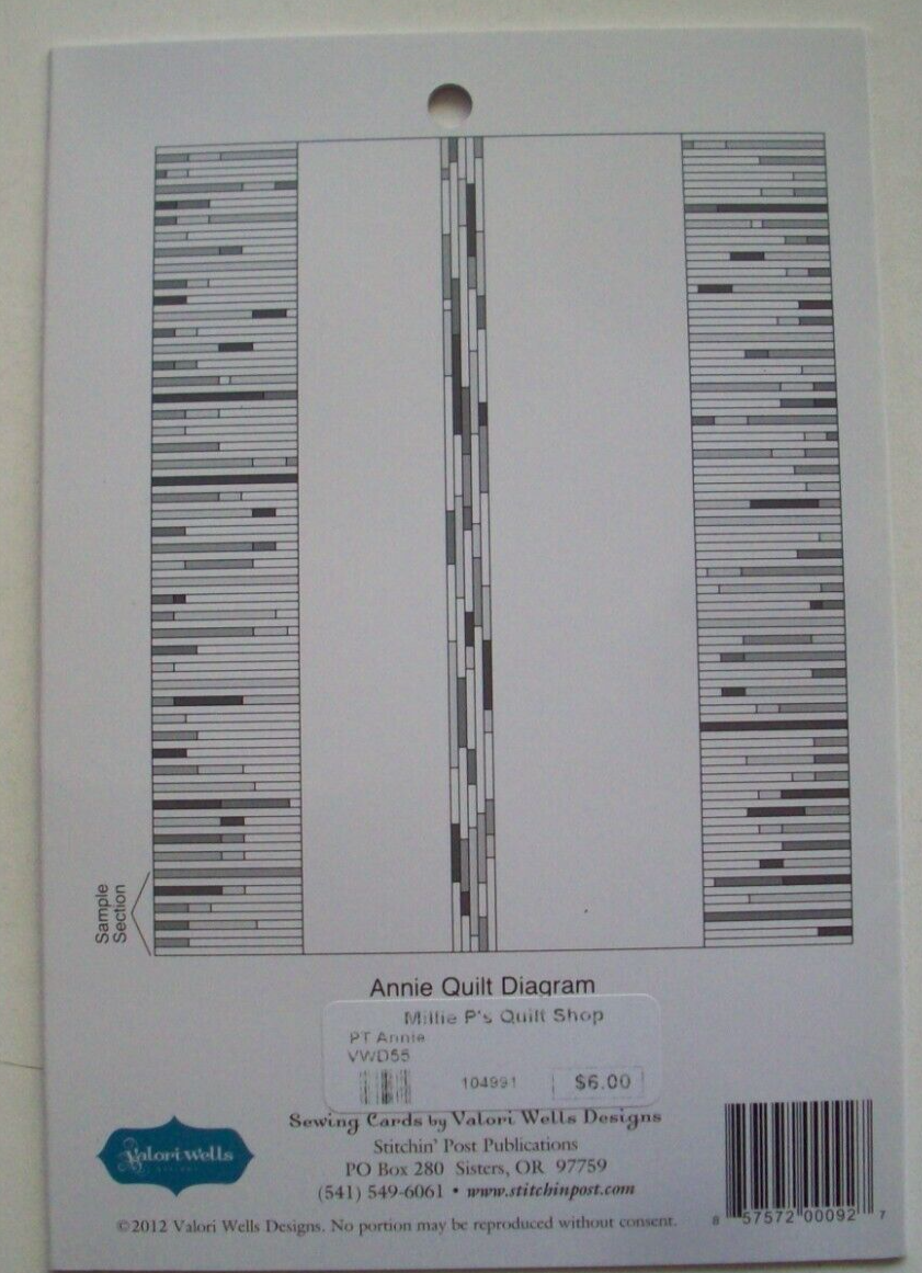 Annie modern pieced quilt pattern *L