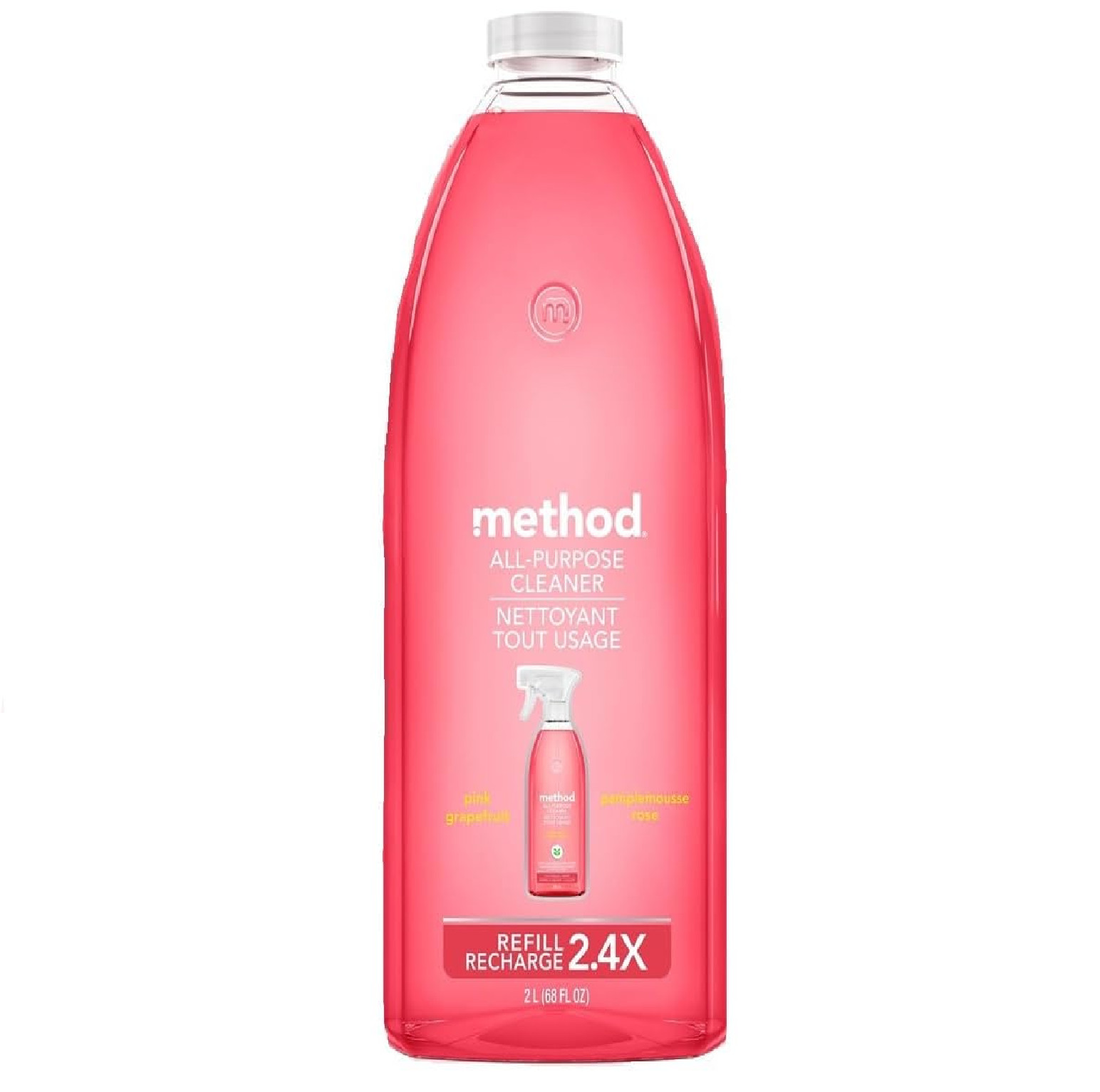 Method All-Purpose Cleaner Refill, Pink Grapefruit, 68 Fl Oz