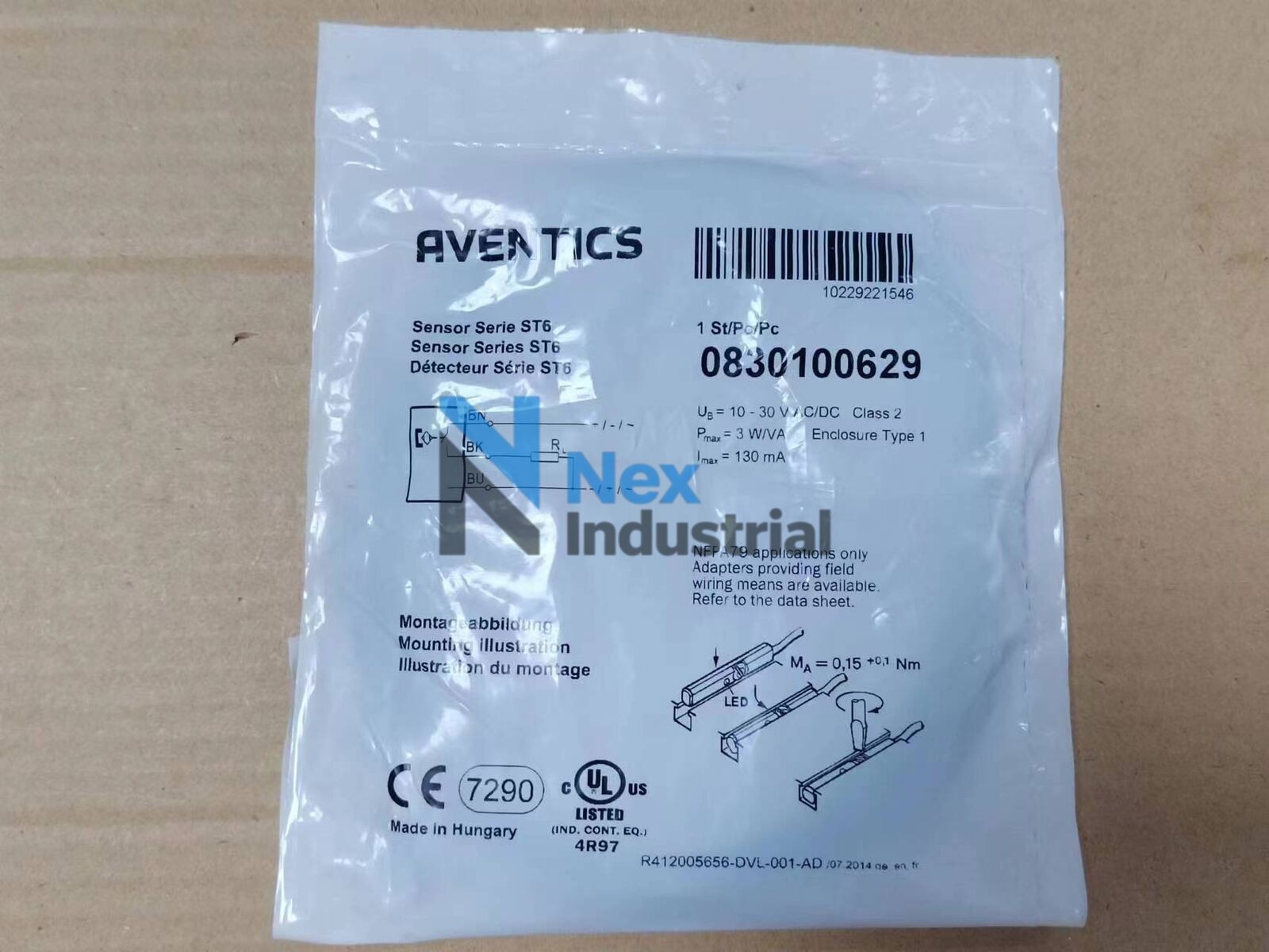 1PC NEW AVENTICS sensor 0830100629 Fast Free delivery
