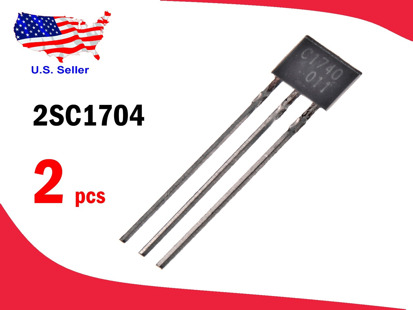 2SC1740 (2 pcs) NPN Silicon Transistor - Free & Fast shipping