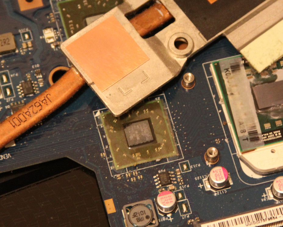 Toshiba Satellite L675 L675D Motherboard GPU Copper Shim Kit - Overheating Fix
