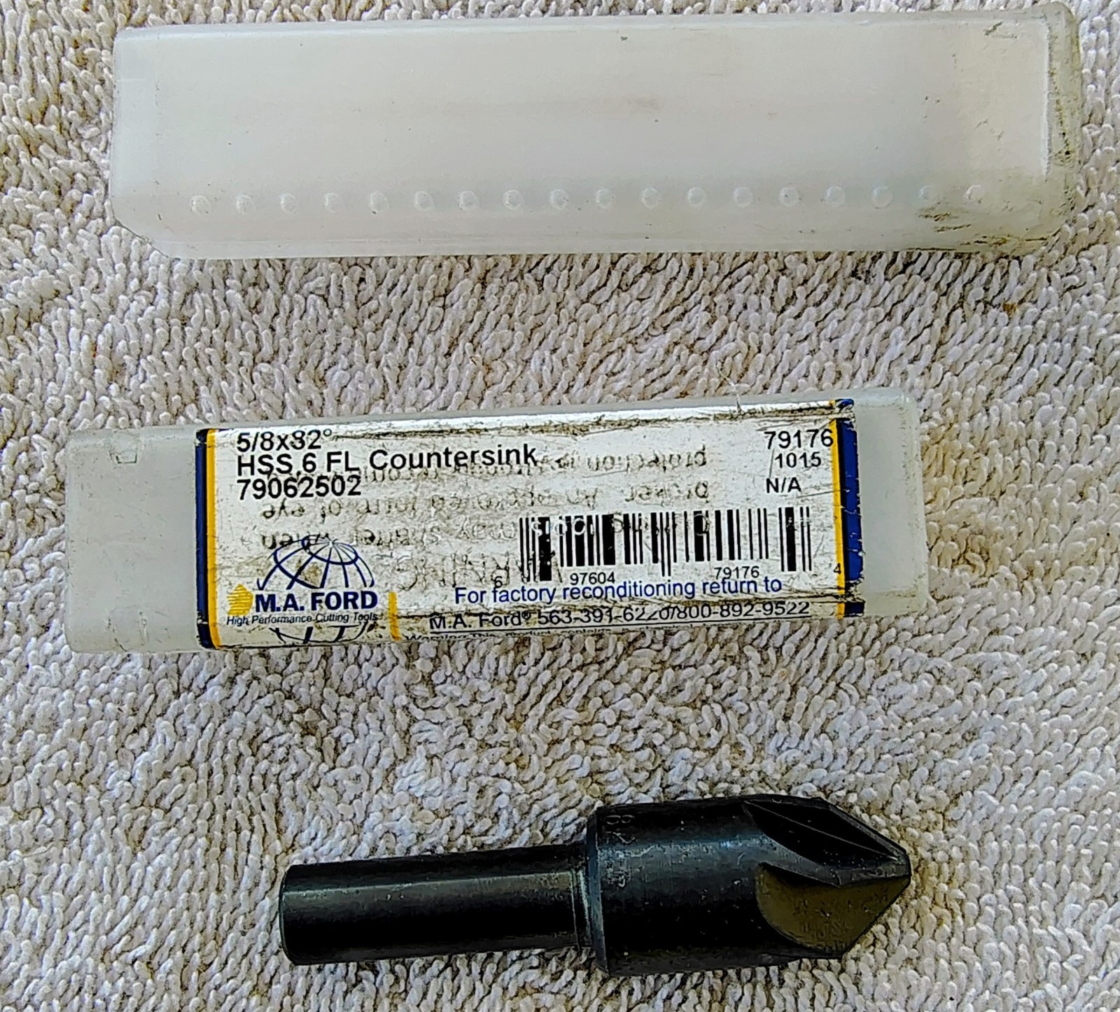 🗽M.A. FORD 5/8" 82 DEGREE HSS 6 FLUTE COUNTERSINK MACHINIST/TOOLMAKER
