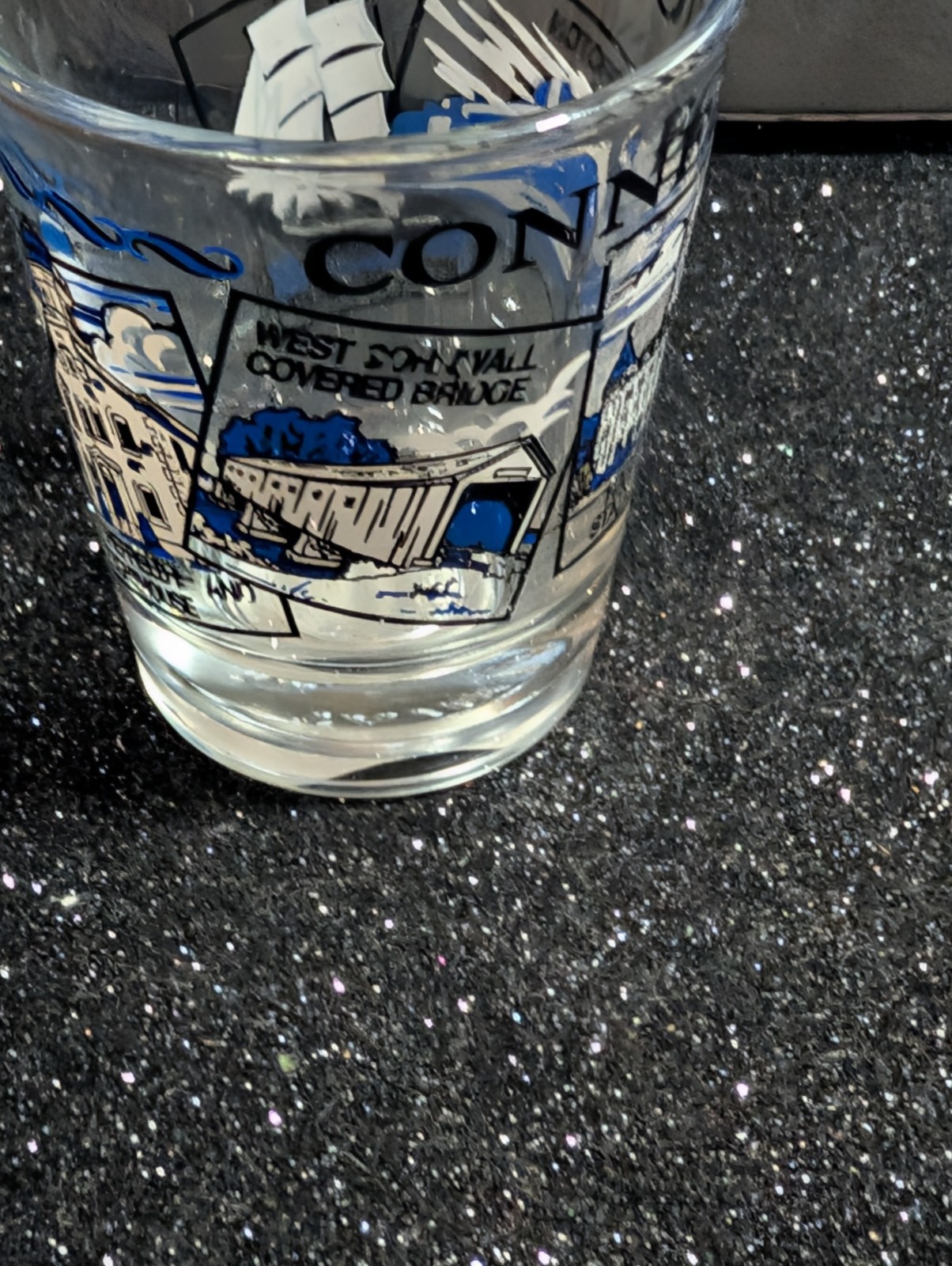 CONNECTICUT SOUVENIER SHOT GLASS NICE!