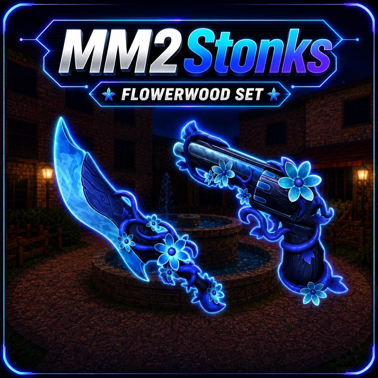 MM2 Flowerwood set | ROBLOX | Fast & Cheap 🔥