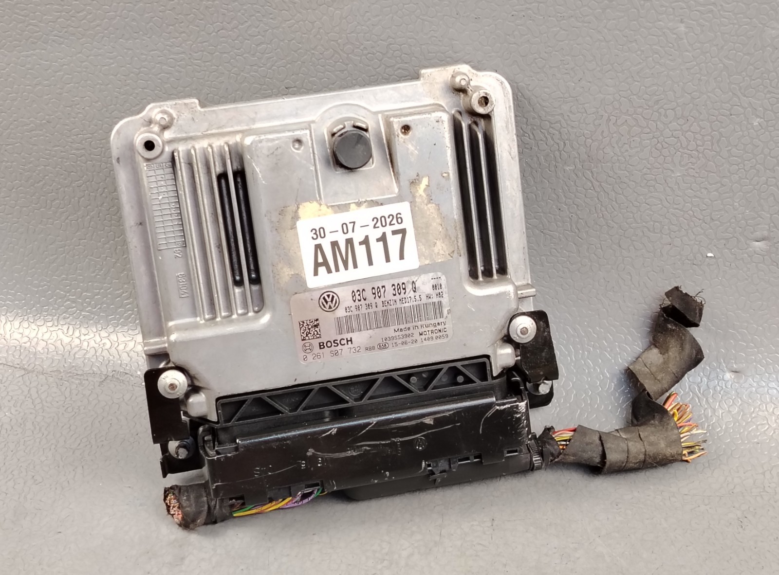VW Engine Computer Module ECM ECU OEM 03C907309Q 0261S07732 TIGUAN TOURAN 1.4TSi