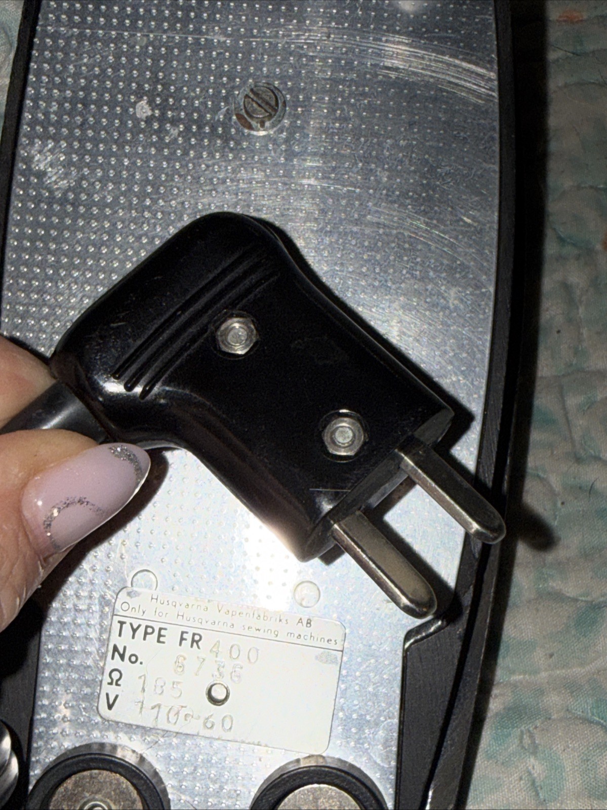 Vintage Viking Husqvarna Sewing Machine Foot Controller FR400