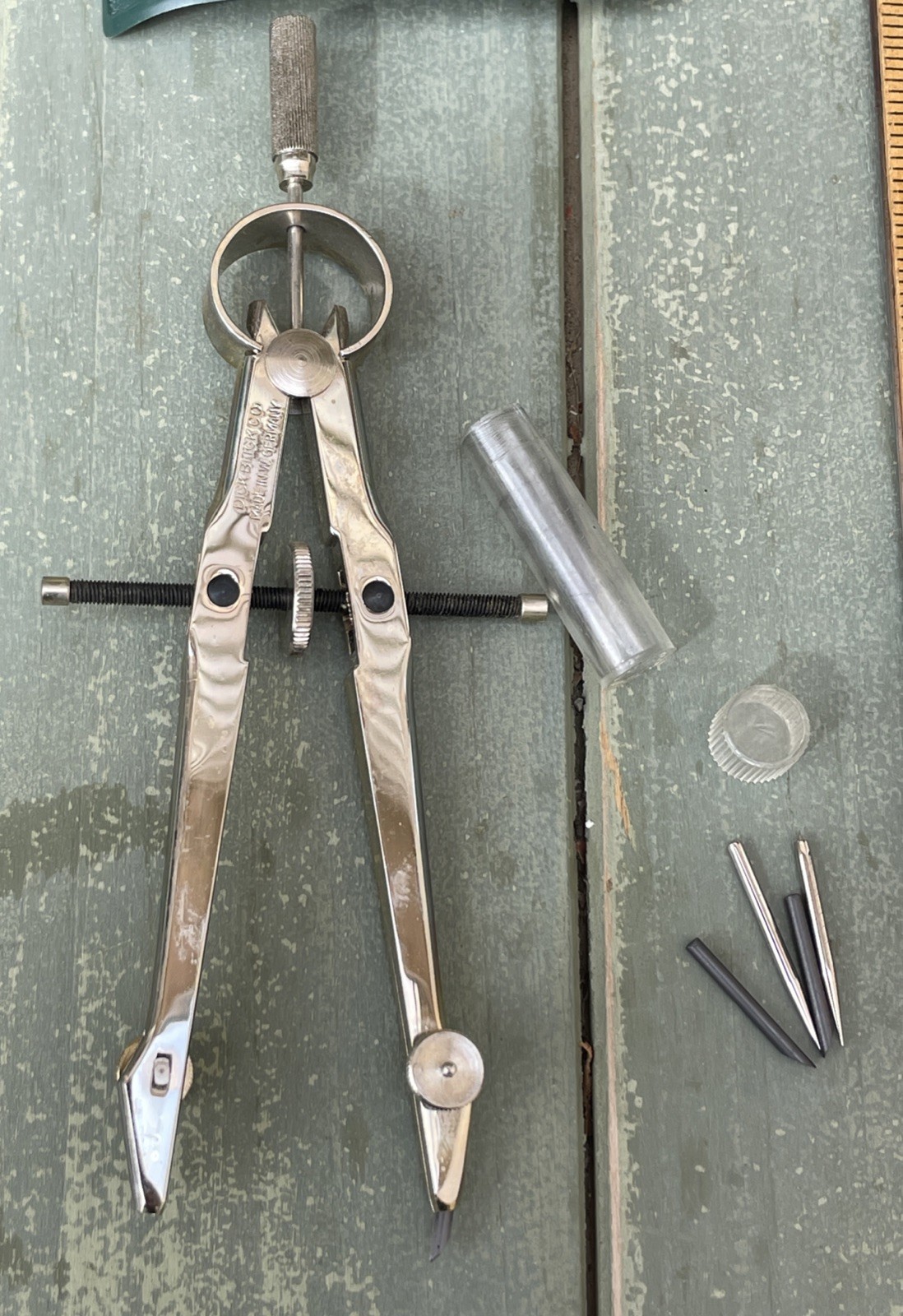 VINTAGE DICK BLICK DRAFTING CALIPER / COMPASS - MADE IN GERMANY