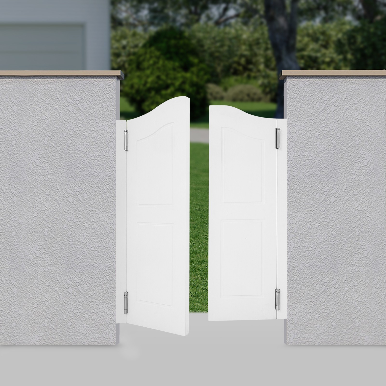 180?? Swing Entrance Partition Door Wooden Double Door 76*107cm Partition Door