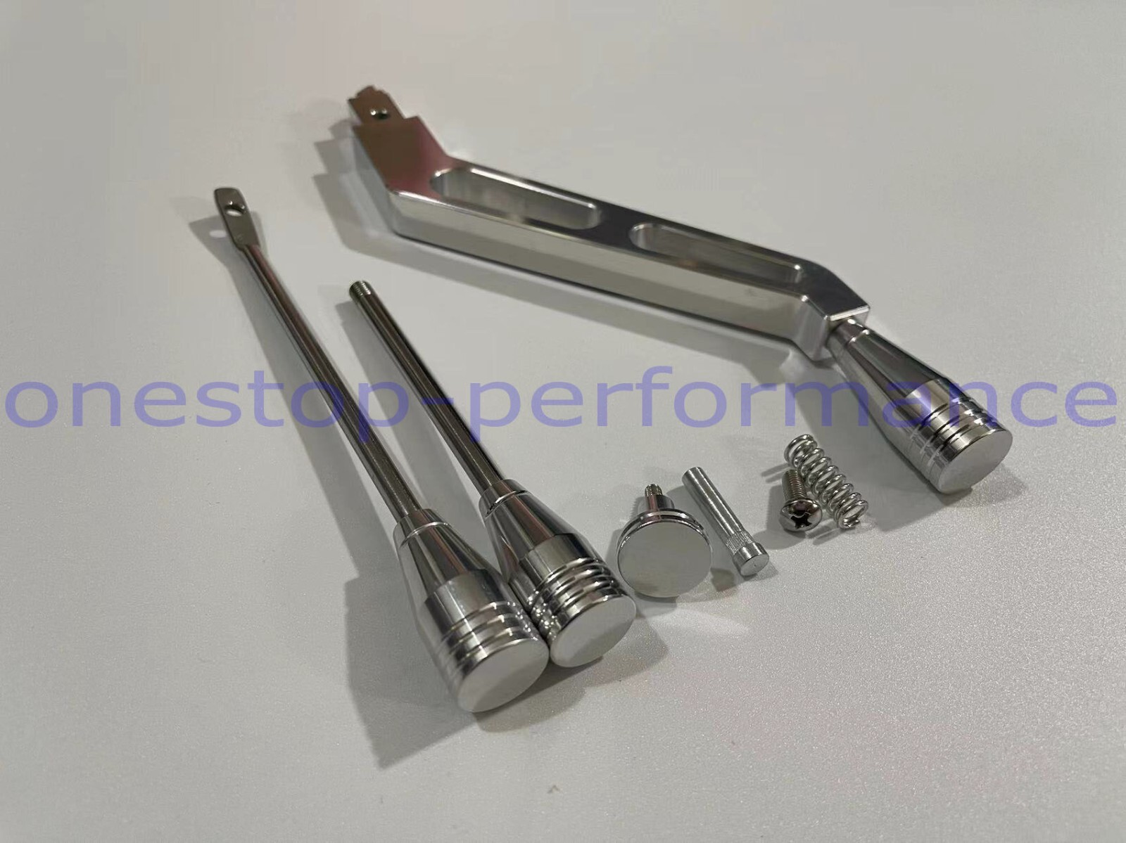 Polished Billet Aluminum Gm Column Shifter Turn Signal Lever Hazard Tilt Kit Rod