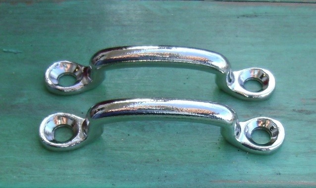 Lot of 2 Footman Loop 1 1/4" NIckel Saddles Horse Tack Harness Leather Craft