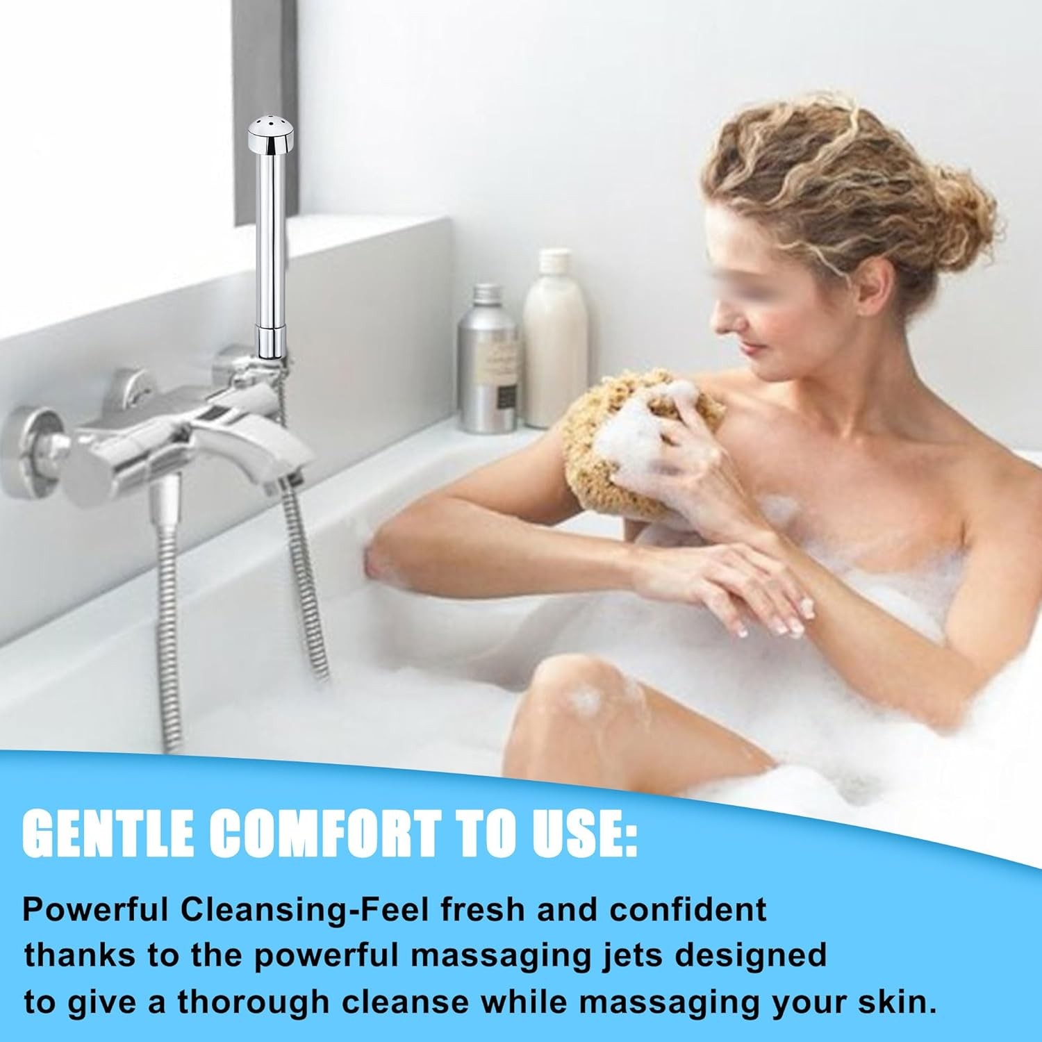 Shower Cleaner Enema Douche System, Handheld Anal Douche Attachments Kits, Rinse
