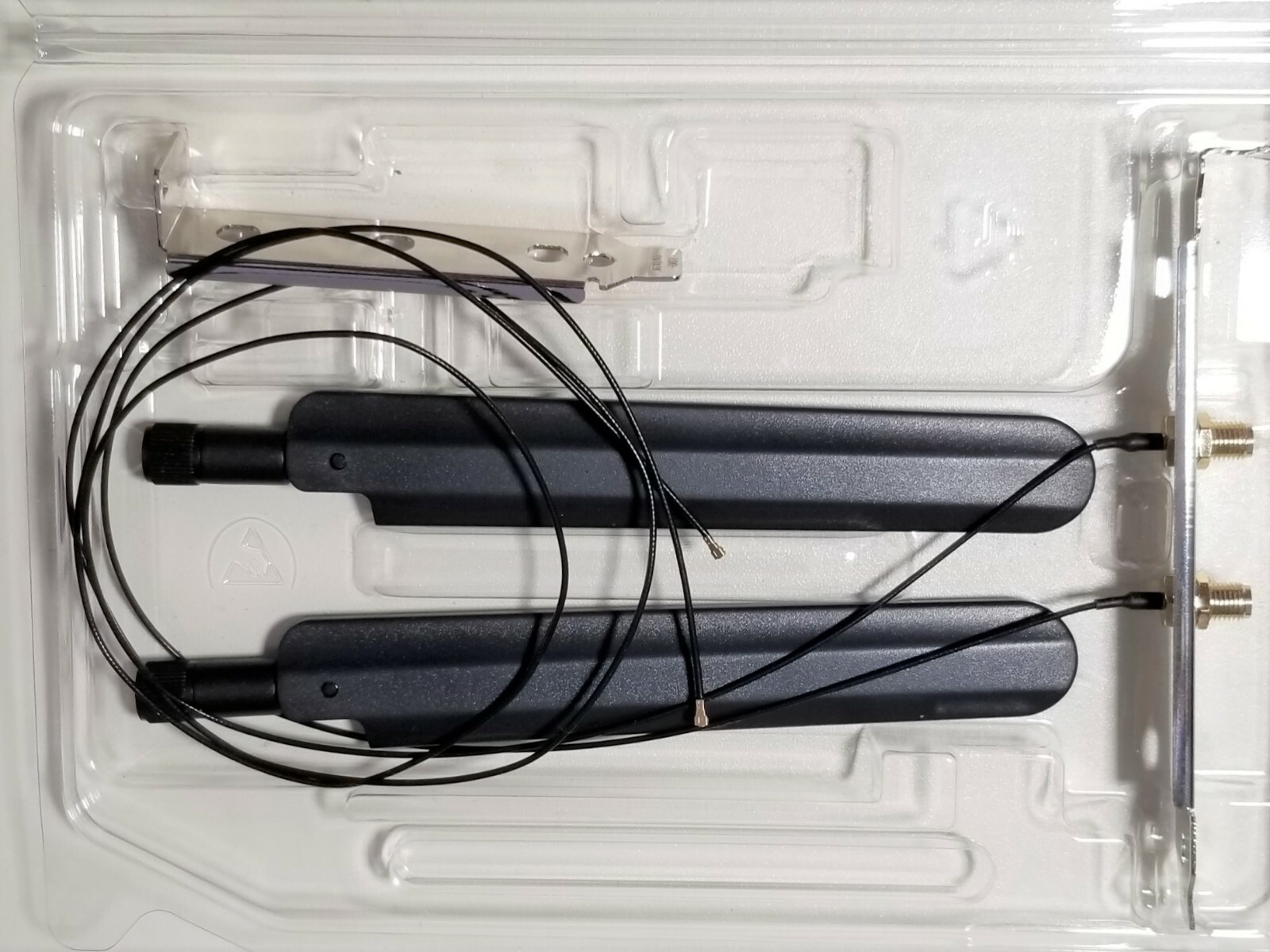 Intel AX200 AX210 9260 9560 desktop WIFI antenna low full height brackets