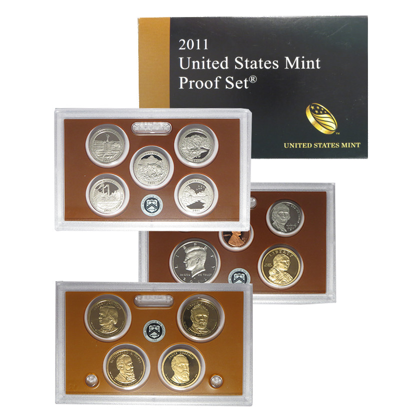 2011 U.S. Mint Proof Set 14 Coins w/ Box & COA ~ Nice Set ~