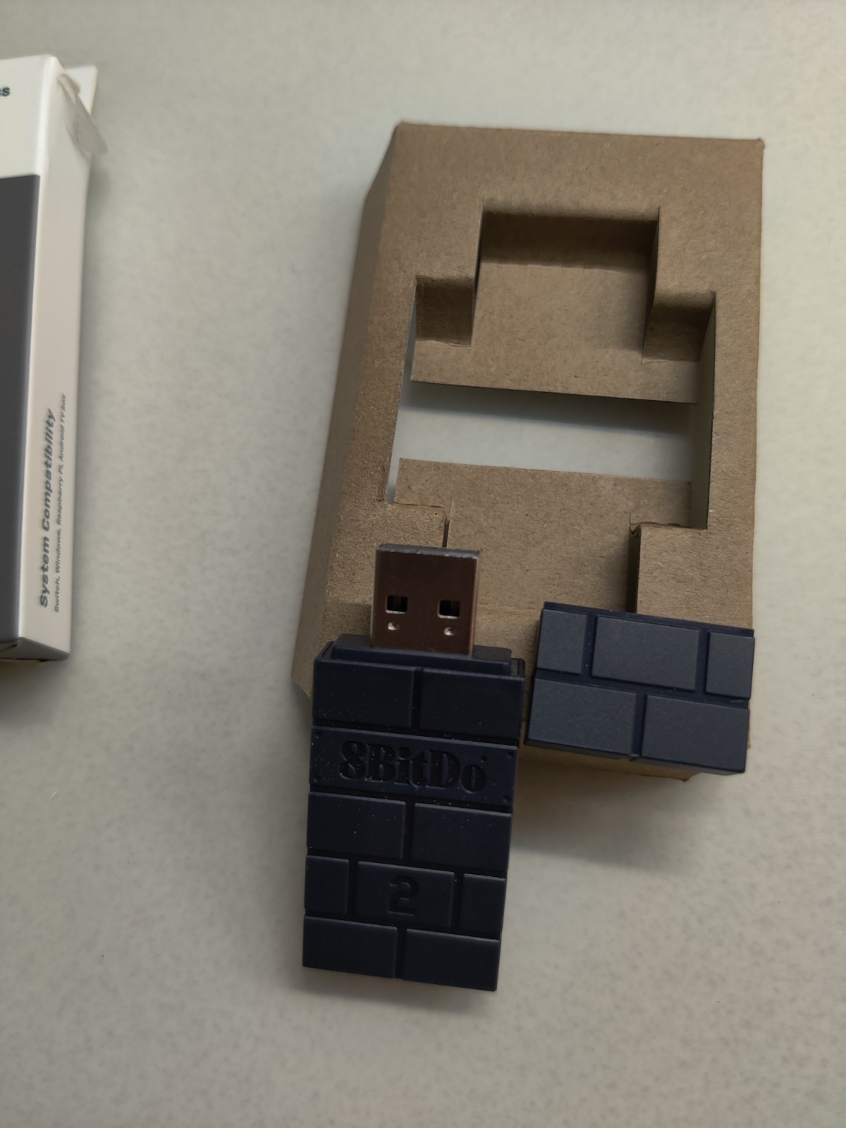 8BitDo Wireless USB Adapter 2 for Switch/Switch 2, Windows PC, Mac etc. Black