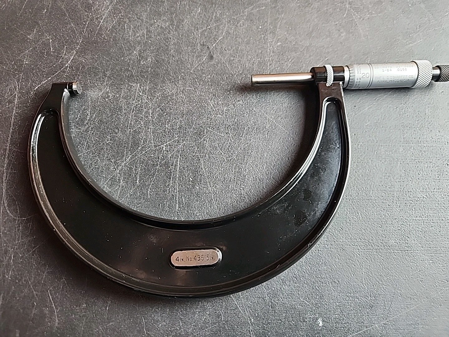 Starrett 4-5 Inch Outside Micrometer