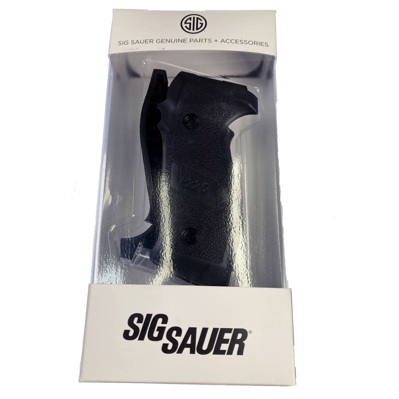 Sig Sauer P226 OEM Black Poly Grip Set with Screws - GRIP-226-BLKPOLY Standard