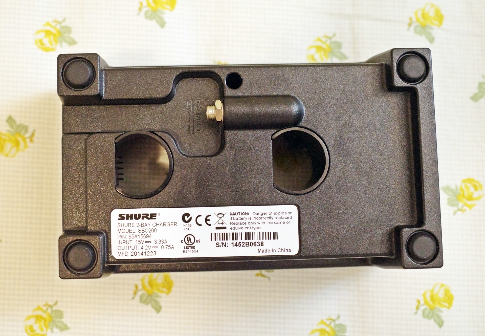 shure sbc200 Dual Docking Charger