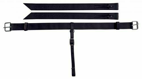 Heavy Duty Nylon Flank Strap Back Rigging Cinch Roller Buckles PONY SIZE 176787