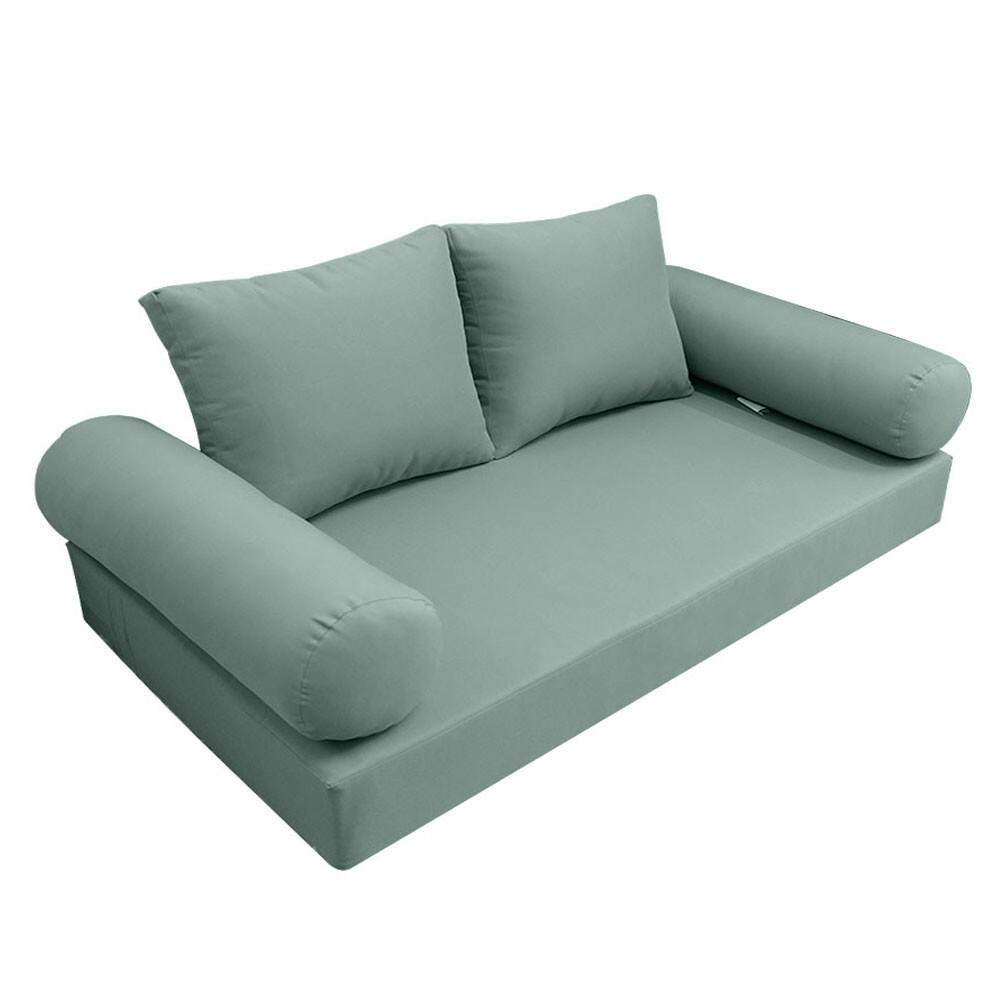 |SLIPCOVER ONLY|S1 Daybed Mattress Bolster Backrest Covers Knife Edge Crib AD002