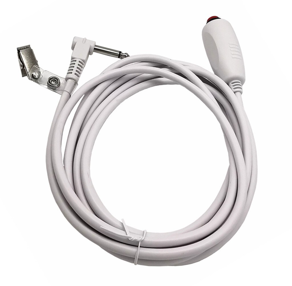 Universal Push Button Cable Nurse Station Call Cord with Bed Sheet Clip 6.35mm