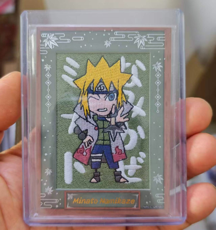KAYOU Official CCG Card Namikaze Minato Limited number) embroid NRCC-QR-007