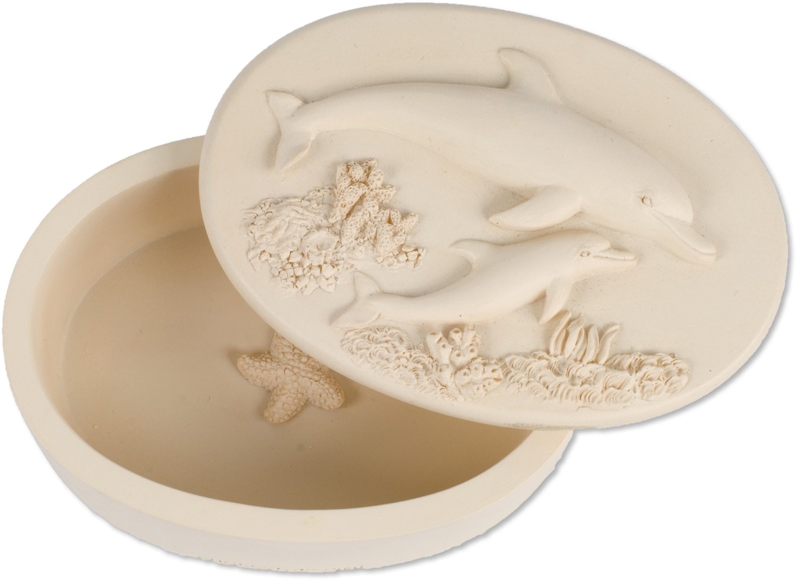Angelstar 8166 Angels of The Sea Wishing Box, 3-1/2-Inch across