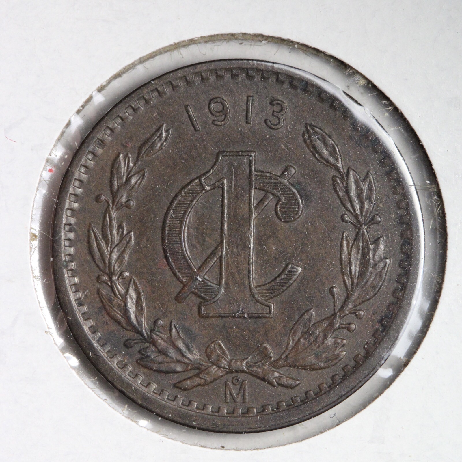 1913 Mexico Un centavo E330 KE