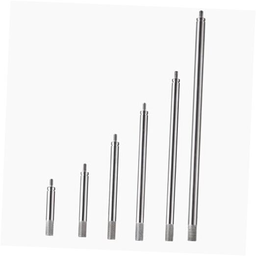 6pcs Dial Indicator Extension Stem Rod Set,30 40 60 80 100 150mm Long 30-150MM