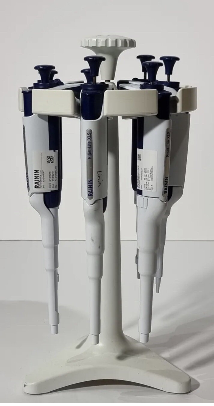 Rainin Pipet lite XLS RFID LTS Set 7 Pipettes L1000 L200 L20 L10 L2 L2000 L5000
