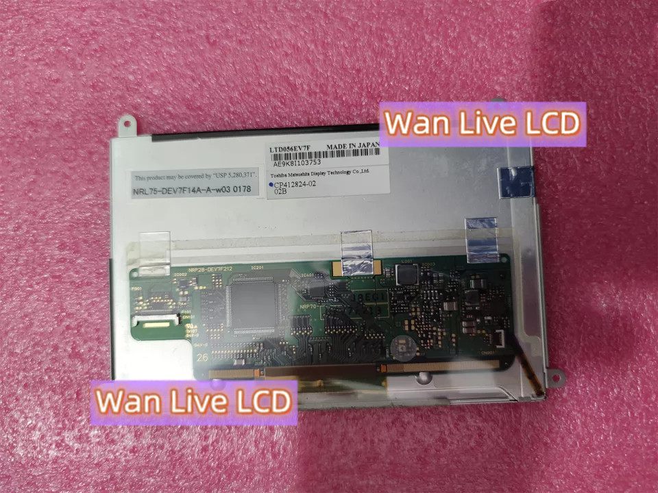 Original 5.6" For Toshiba LTD056EV7F LCD Screen Display 1024*800 1 Year Warranty
