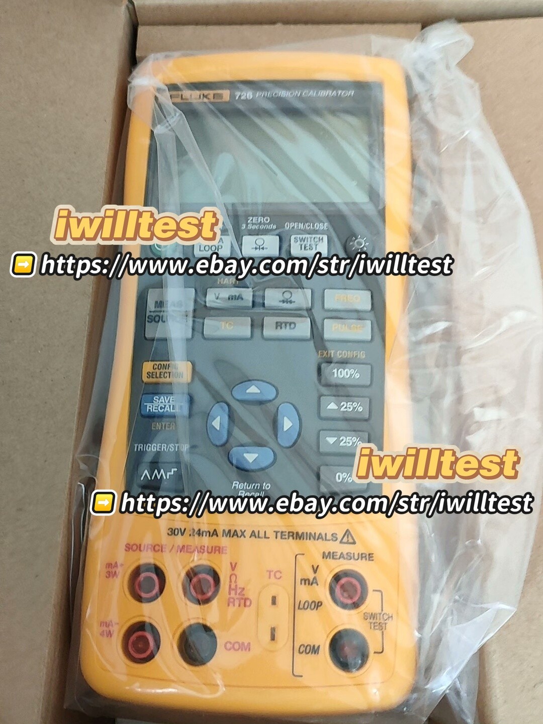 Fluke 726 Multifunction Process Calibrator Calibrated /stock/lhy *IW