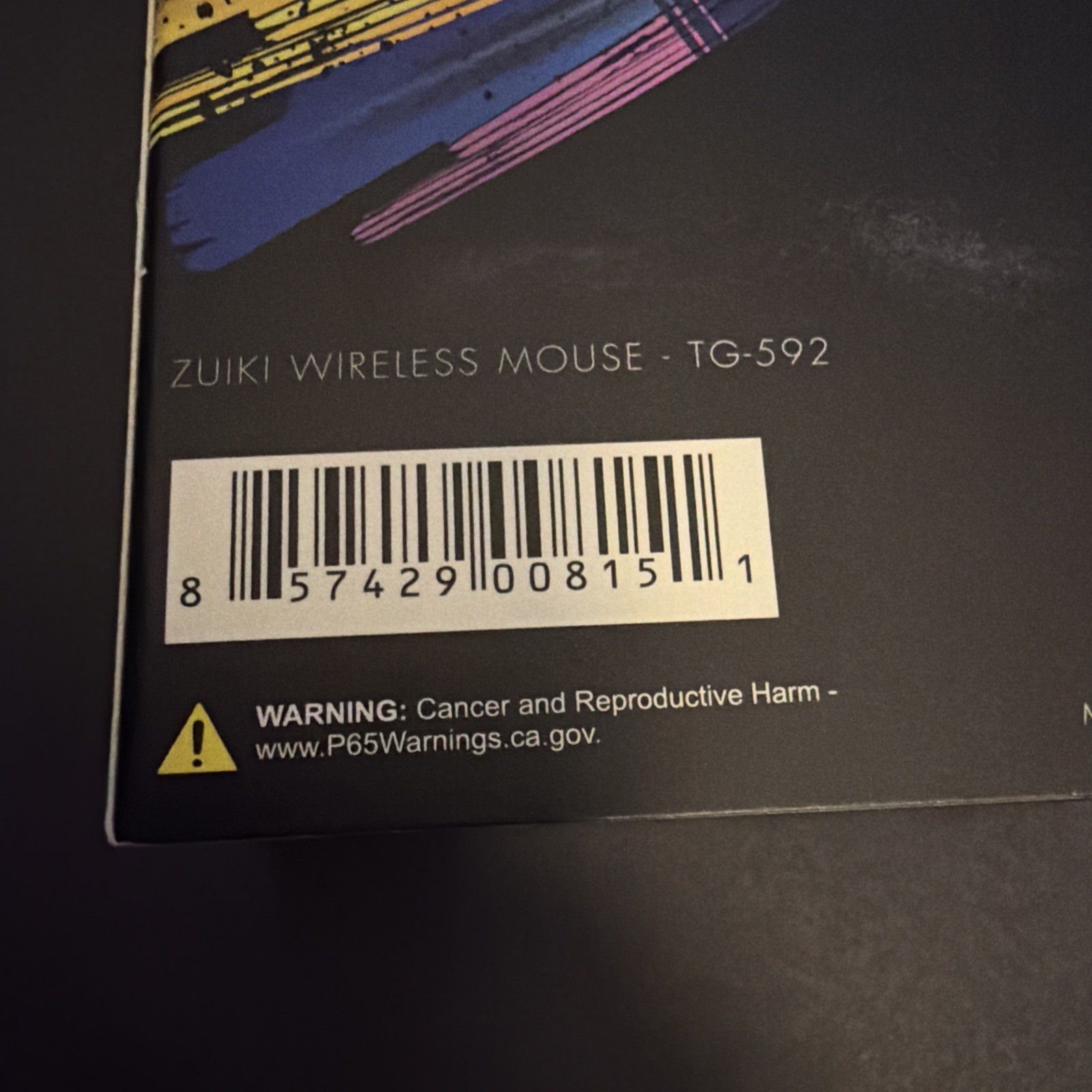 Tangelo Zuiki Wireless Mouse TG-592