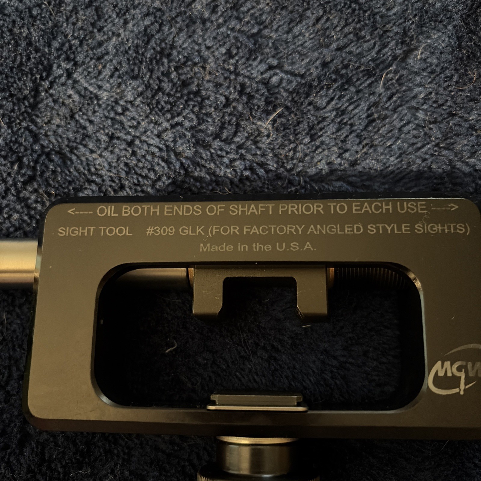 MGW 309 Sight Pusher Adjustment Tool for Glocks for angled sights
