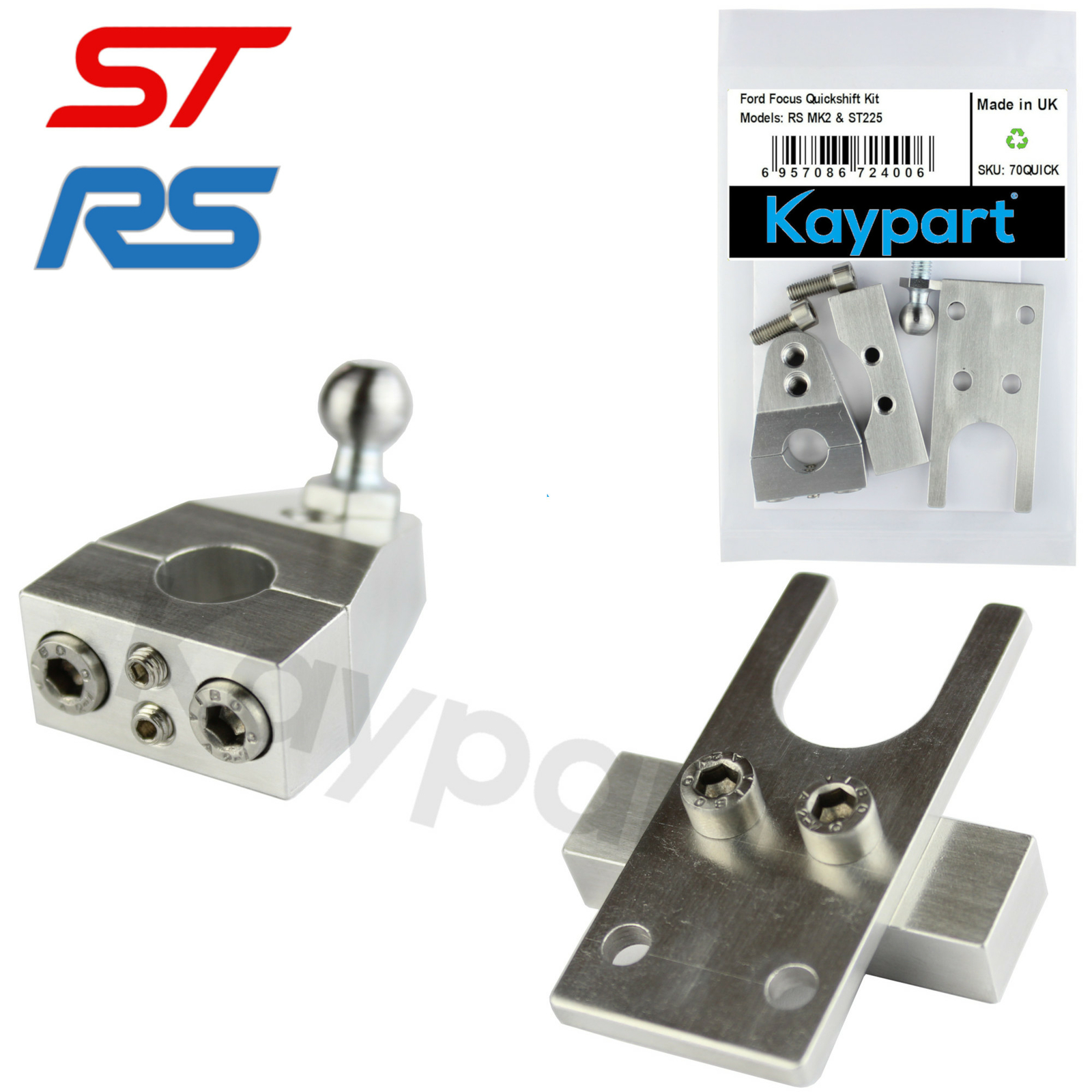 Ford Focus RS MK2  ST 225 Billet Alloy Short Shifter Race Rally Quick shift Kit